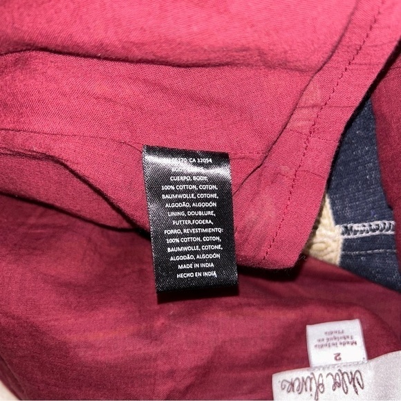 Anthropologie Chloe Oliver Embroidered Mini Skirt - Size 2 - Picture 5 of 5